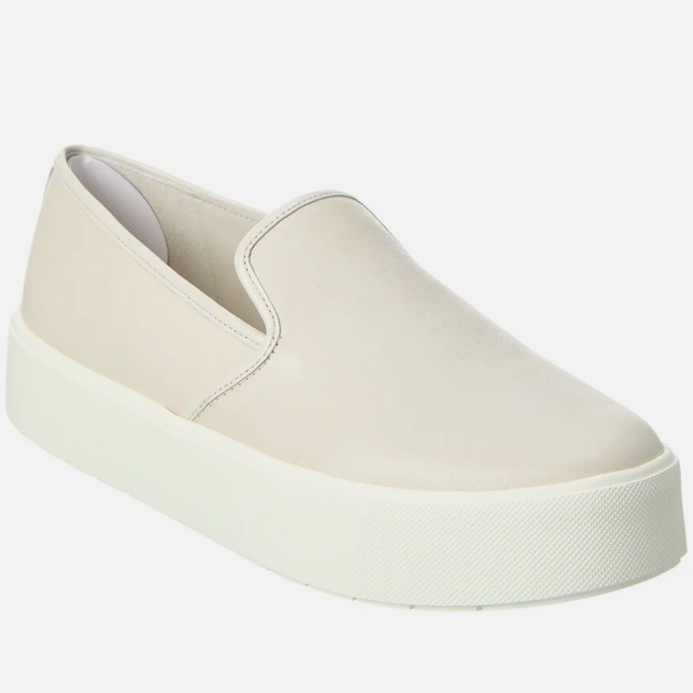 Vince Brenden Leather Slip-On Sneakers Size 10